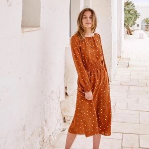 NEW! Sézane Julia silk dress
